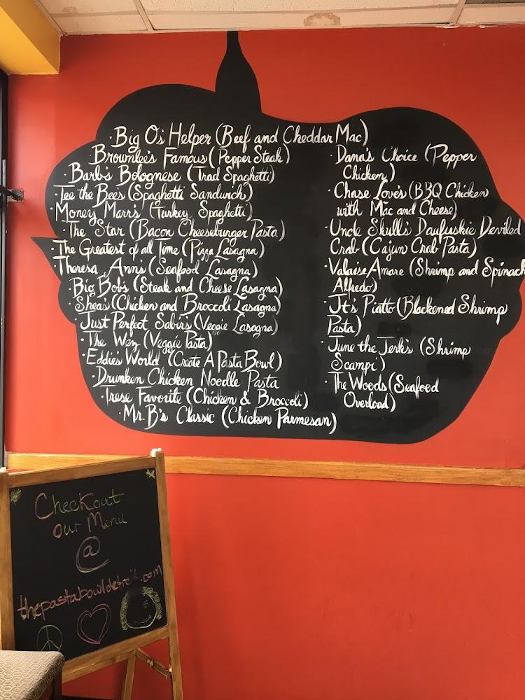 Pasta Bowl Menu image 3